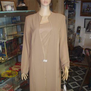 MISTY LANE EVENING. SIZE- 14 COLOR- TAN